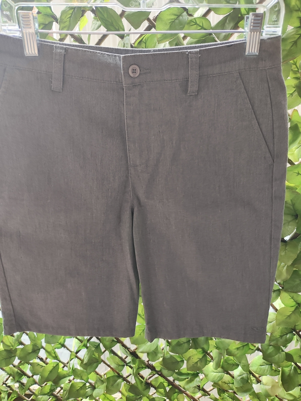 O'neill Men's Classic Flat-Front Shorts in Dark Gray